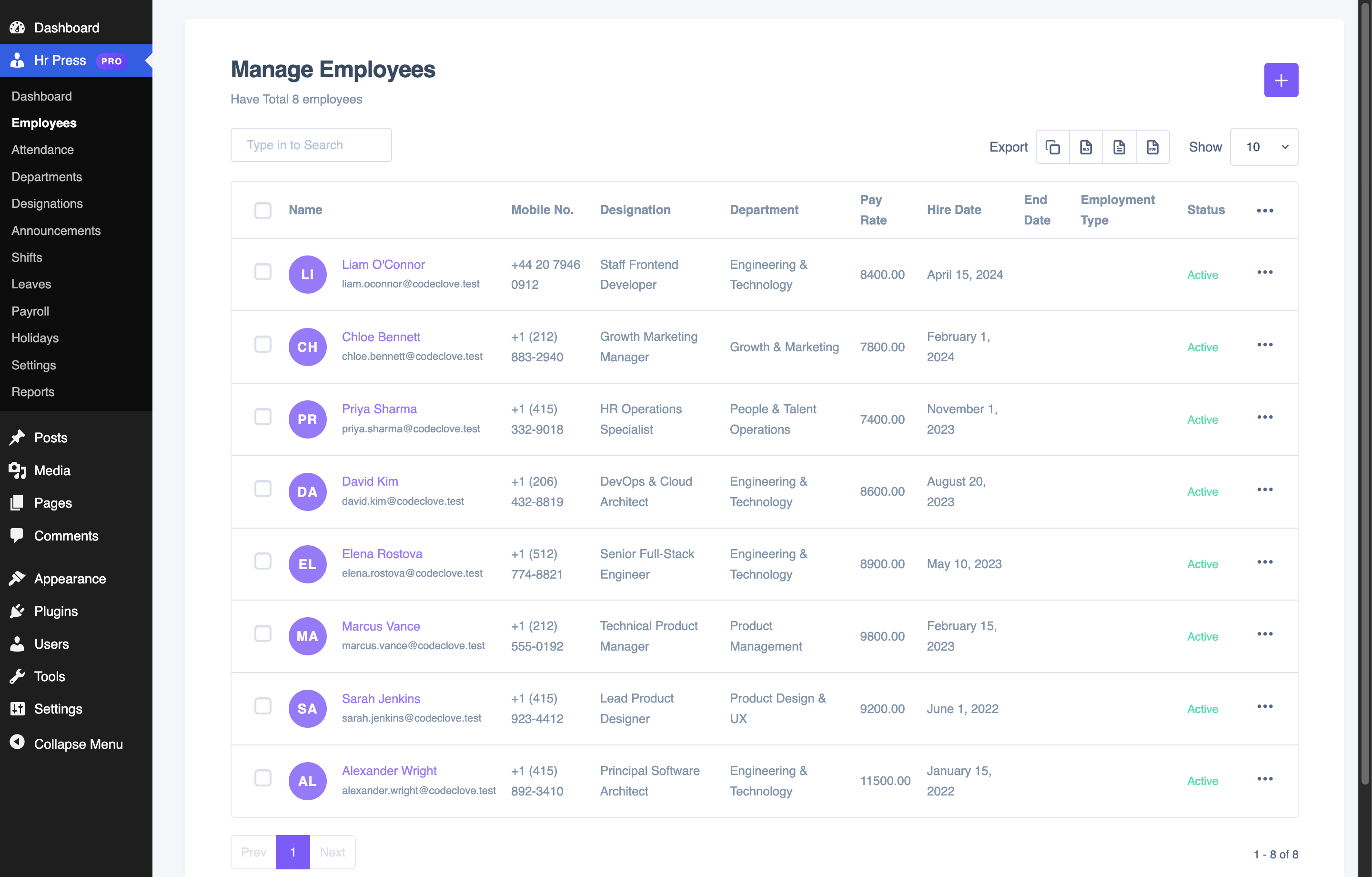Employee Directory