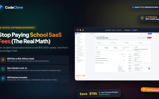 why you should stop paying school saas fees in 2026