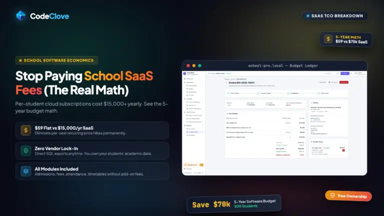 why you should stop paying school saas fees in 2026