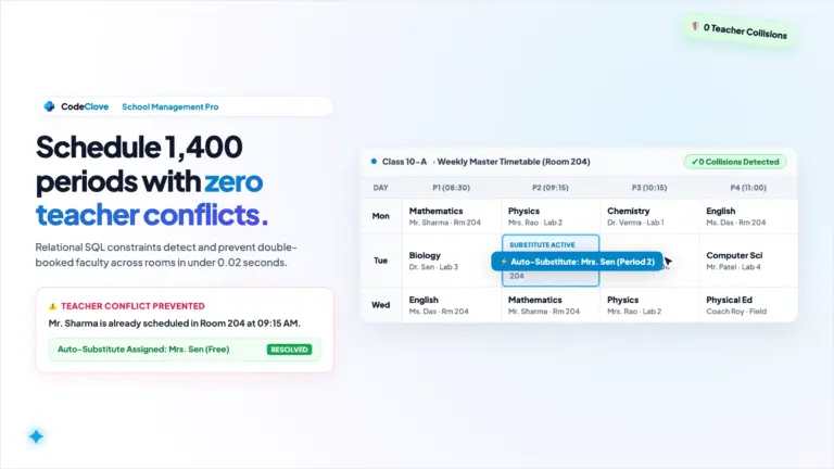 how to build a conflict free school timetable in wordpress (with substitute teacher engine)