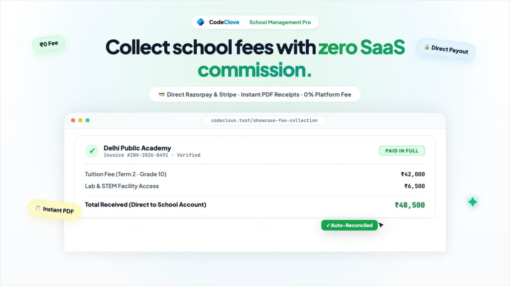 showcase fee collection